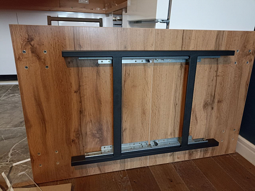 Стол раскладной Лота Лофт 120 25 мм юта / черный матовый фото покупателя 607