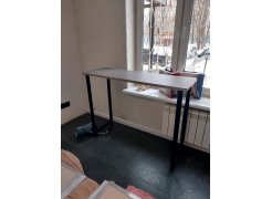 Барная стойка Дилан Лофт 120х60х90 бетон фото покупателя 59