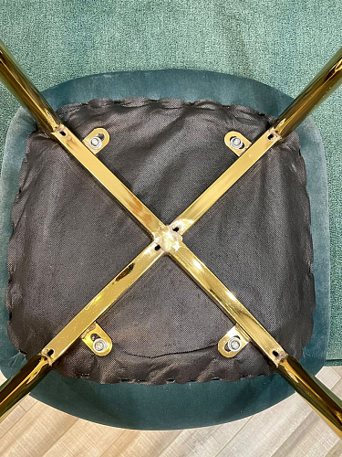 Стул на металлокаркасе Dabl wine red фото покупателя 159