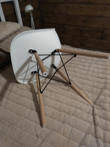 Пластиковый стул Eames PC-015 желтый фото покупателя 180