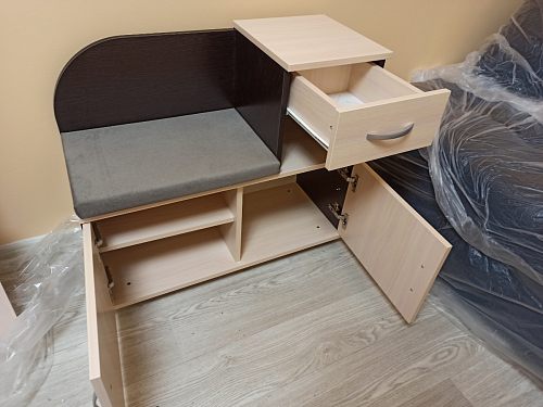 Обувница Аврора дуб млечный / венге фото покупателя 25