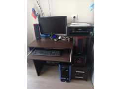 Компьютерный стол Джаз-24 левый белый фото покупателя 152