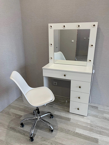 Компьютерное кресло Kolin с подушкой clear / white фото покупателя 187