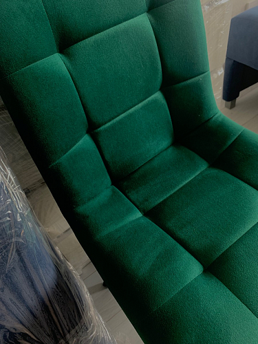 Стул на металлокаркасе Чилли К темно-серый (velutto 32) / черный фото покупателя 182