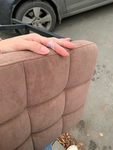 Барный стул Лофт микровелюр катания изумруд / черный матовый фото покупателя 71