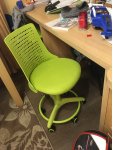 Компьютерное кресло Kiddy искусственная кожа бирюзовая: отзыв о товаре