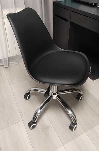 Компьютерное кресло Kolin с подушкой clear / white фото покупателя 286