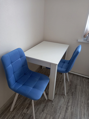 Стул на металлокаркасе Чилли К темно-серый (velutto 32) / черный фото покупателя 380