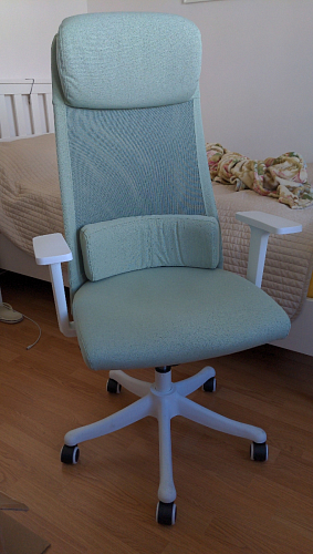 Компьютерное кресло Salta light green / white фото покупателя 11