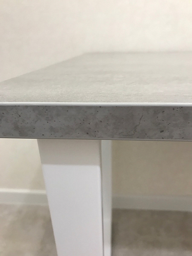 Стол Лота Лофт 140 25 мм черный матовый / бетон фото покупателя 36