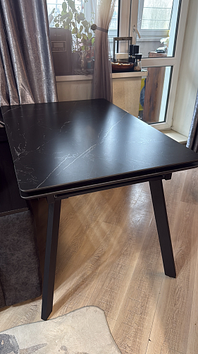 Керамический стол Норман 120(180)х80 shakespeare black / черный фото покупателя 52