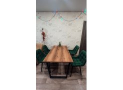 Стол Лота Лофт 140 25 мм юта / белый матовый фото покупателя 438