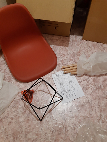 Стул Eames PC-015 белый фото покупателя 158