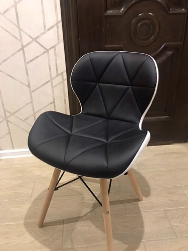 Деревянный стул PC-027 black / white фото покупателя 31