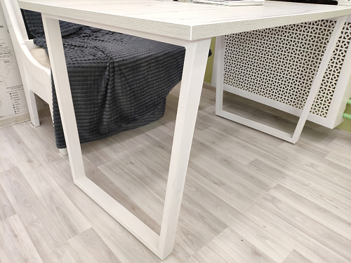 Деревянный стол Лота Лофт 140х80 дуб крафт табачный / черный матовый фото покупателя 372