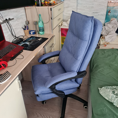 Компьютерное кресло Rapid голубое фото покупателя 49