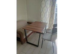 Стол Лота Лофт 120 25 мм сабия / черный матовый фото покупателя 30