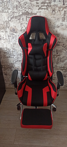 Компьютерное кресло Kano черное / красное фото покупателя 23