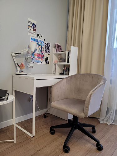 Компьютерное кресло Тибо 01 светло-коричневый / черный фото покупателя 171