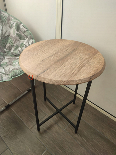 Журнальный столик Грейс орех кантри / черный фото покупателя 12