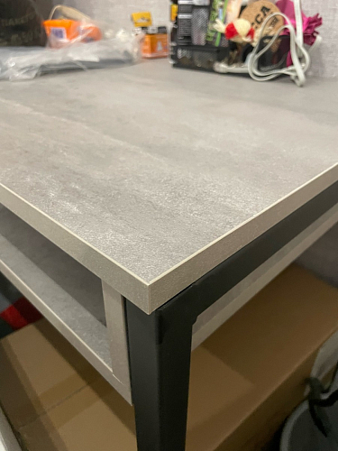 Письменный стол Леон Лофт дуб делано светлый / белый матовый фото покупателя 204