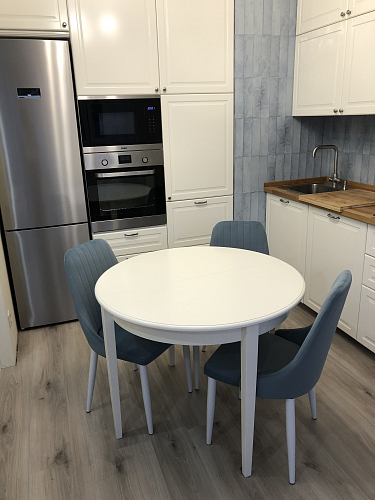 Стул на металлокаркасе Kora dark gray / black фото покупателя 2