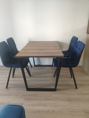 Стул на металлокаркасе Чилли зеленый / белый каркас фото покупателя 492