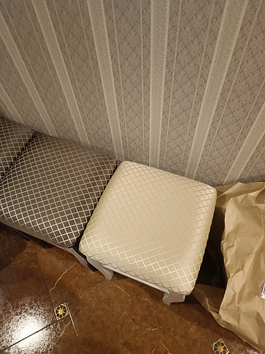 Табурет Хаконэ молочный / ромб фото покупателя 7