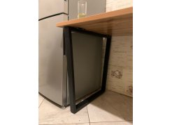 Деревянный стол Лота Лофт 120(160)х75 черный матовый / бетон светлый фото покупателя 877