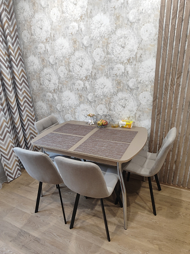 Комплект стульев Чилли 2 шт бежевый / черный фото покупателя 557