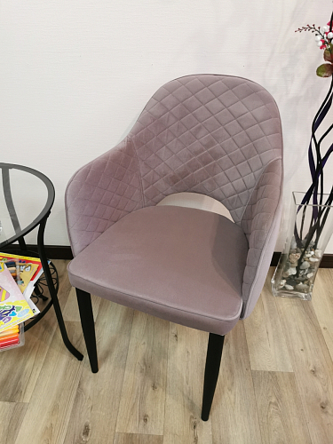 Стул на металлокаркасе Vener coral / black фото покупателя 1