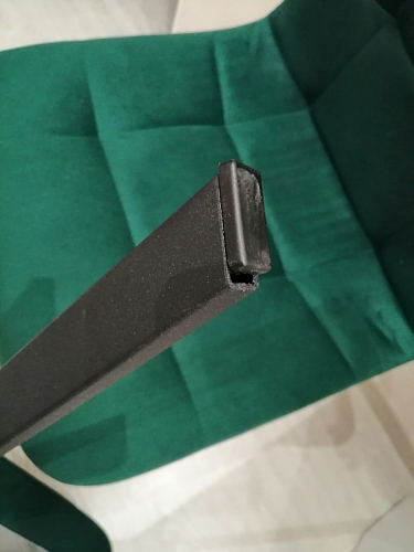 Стул на металлокаркасе Чилли черный / голубой фото покупателя 1063