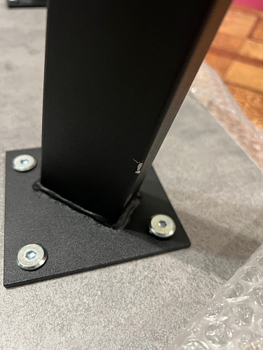 Стол Тринити Лофт 120 32 мм дуб галифакс табако / черный матовый фото покупателя 266