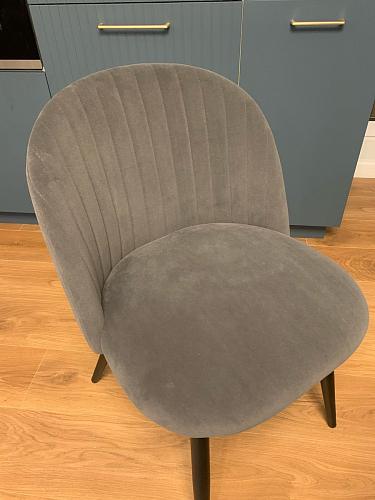 Стул на металлокаркасе Gabi 1 light purple / black / gold фото покупателя 337