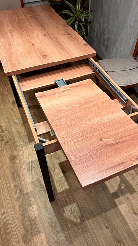 Стол Оригон сонома / черный матовый фото покупателя 30