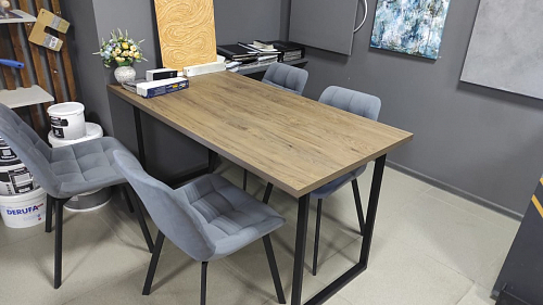 Стул на металлокаркасе Челси бежевый / черный фото покупателя 169