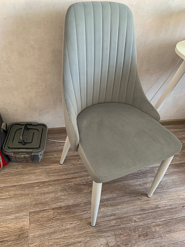 Стул на металлокаркасе Kora green / black фото покупателя 261