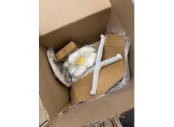 Компьютерное кресло Kolin с подушкой clear / white фото покупателя 475