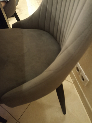 Стул на металлокаркасе Kora gray / black фото покупателя 292