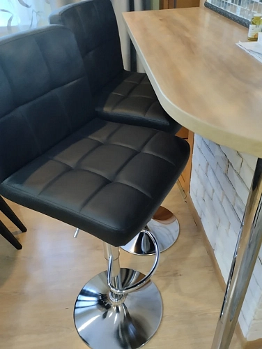 Барный стул Paskal white / chrome фото покупателя 8