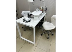 Письменный стол Битти Лофт 116х60х75 дуб вотан / черный матовый фото покупателя 16