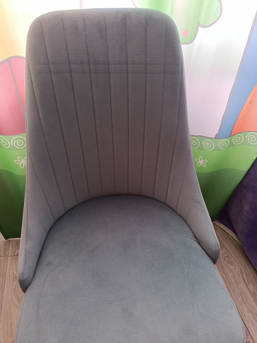 Стул на металлокаркасе Kora dark gray / black фото покупателя 29