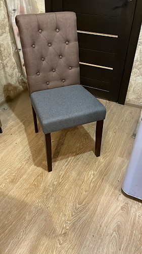 Стул Amelia white / fabric fog фото покупателя 2