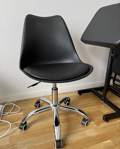 Компьютерное кресло Kolin с подушкой clear / white фото покупателя 241