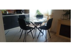 Стул на металлокаркасе Чилли розовый / черный каркас фото покупателя 335