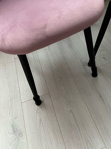 Стул на металлокаркасе Gabi dark beige / black / silver фото покупателя 198