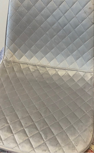 Стул на металлокаркасе Capri голубой фото покупателя 130