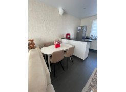 Стул на металлокаркасе Чилли синяя ткань / белый фото покупателя 168