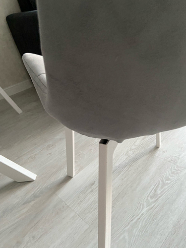 Стул на металлокаркасе Челси латте / черный фото покупателя 160