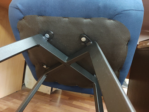 Стул на металлокаркасе Чилли бирюзовый / черный фото покупателя 742